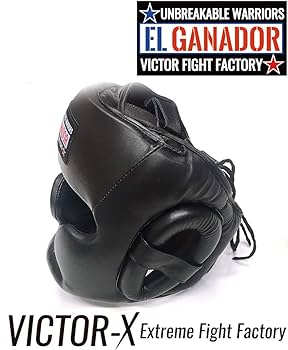 VICTOR EL GANADOR HEAD GUARD ヘッドギア ブラック Amazon | VICTOR BLACK/WHITE LINE HEAD GUARD (FREE：一般男性